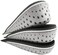 erioctry One Pair Breathable Memory Foam Height Increase Insole Invisible Increased Heel Lifting Inserts Shoe Lifts Shoe Pads Elevator Insoles for Men Women (3.3cm Height)