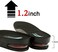 FOOTINSOLE.COM footinsole 1.2" Height Increase Insoles Air Cushion Lift Kit Best Shoe Inserts Black (Large)