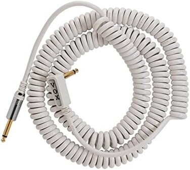 Vox - VCC090WH - 9m Vintage Coiled Cable with Mesh Carry Bag - White
