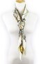 Vabovin 35" Women's Silk Like Scarf Large Square Satin Headscarf Fashion Pattern Hair scarves and wraps