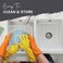 DecorRack 2 Sink Protectors, 12 x 11 inches Each, Kitchen Sink Dish Rack, Protect Sink from Stains, Damage, Scratches, Dishwasher Safe Sink Grid, Sink Mat, for Kitchen (2 Pack)