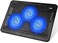 havit Cooling Pad 12"-17" Laptop Cooler with 3 Ultra Quiet Fans, Ergonomic Comfort Notebook Cooler with 2 USB Ports, Light-weight Gaming Laptop Cooler Stand