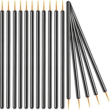 Kingmas 100 Pack Disposable Eyeliner Brushes Applicator MakEUp Eye Liner Wands