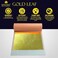 BARNABAS BLATTGOLD Genuine Gold Leaf Sheets 24k - - 3.1 inches - 25 Sheets Booklet - Transfer Patent Leaf