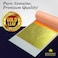 BARNABAS BLATTGOLD Genuine Gold Leaf Sheets 24k - - 3.1 inches - 25 Sheets Booklet - Transfer Patent Leaf