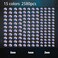 CREATRILL 2580 Pieces Of Hosoner Rhinestone Stickers In 15 Colors And 3 Sizes, 15 Sheets Of Colorful Self-Adhesive Rhinestone Decorations Suitable For Crafts, Body, Nails, Etc. (Multi-Colored)