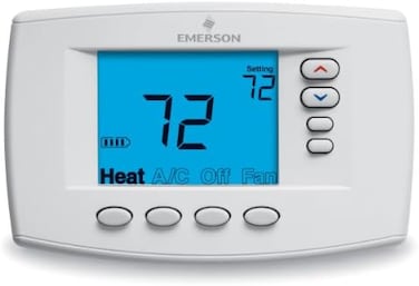 ايمرسون 1F95EZ-0671 ترموستا سهل القراءة قابل للبرمجة لمدة 7 ايام