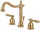 Kingston Brass KB1972AL Heritage Widespread Lavatory Faucet, Polished Brass,8-Inch Adjustable Center
