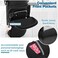 Nuovoware Neoprene Bottle Holder, Bottle Bag with Shoulder Strap and Adjustable Hand Strap, Tote Bag with 2 Pockets, Perfect Accessory for Travel Hiking Camping