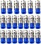 ESUMIC RG6 F Type Connector Coax Coaxial Compression Fitting 20Pack (Blue)