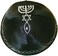 Holy Land Market Satin Kippah with Messianic Sign Embroidered