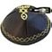 Holy Land Market Satin Kippah with Messianic Sign Embroidered