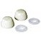 Fluidmaster 7116 Replacement Toilet Bolt Caps In Bone