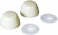 Fluidmaster 7116 Replacement Toilet Bolt Caps In Bone