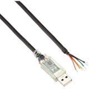 كابل USB-RS232-WE-1800-BT، USB الى سلسلة RS232، 1.8 متر، طرف السلك (5 فولت)