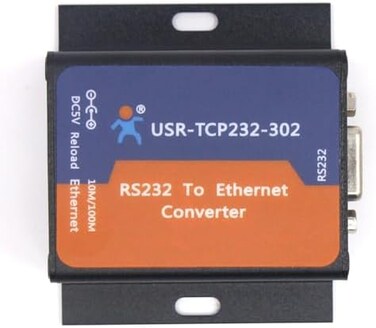 PUSR USRCN USR-TCP232-302 Tiny Size Serial RS232 to Ethernet TCP IP Server Module Ethernet Converter Support DHCP/DNS