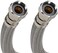 Fluidmaster B1H12 Water Heater Connector, Braided Stainless Steel - 3/4 F.I.P. Thread x 3/4 F.I.P. Thread, 12-Inch Length