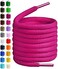 BIRCH's Oval Shoelaces 27 Colors Half Round 1/4" Shoe Laces 4 Different Lengths