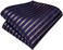 Dubulle Extra Long 63" Tie for Men with Pocket Square Cufflinks Big and Tall Necktie Set