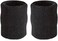 Suddora Arm Sweatbands, Absorbent and Breathable Thick Cotton Bands for Working Out, Gymnastics, Basketball, Tennis, and Football, Multiuse 4-inch Wristbands for Costumes and Cosplay, Black