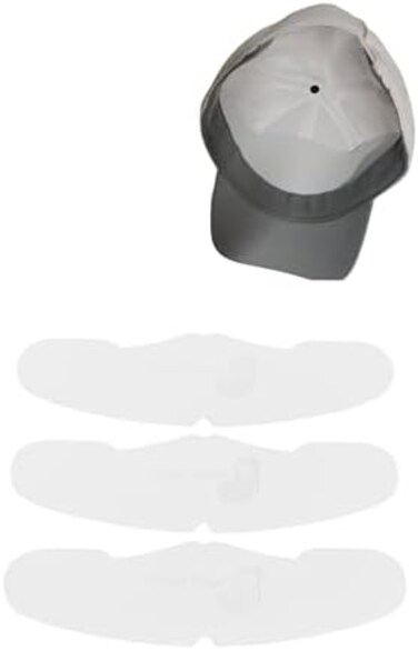 Shapers Image White Manta Ray Baseball Caps, 3-Pack, Crown Inserts For Beanies   Hat Shaping   Hat Extension   Hat Crown Reinforcement   Flexible Hat Support   Hat Liner   Hat Cleaning Aid   Hat Stora