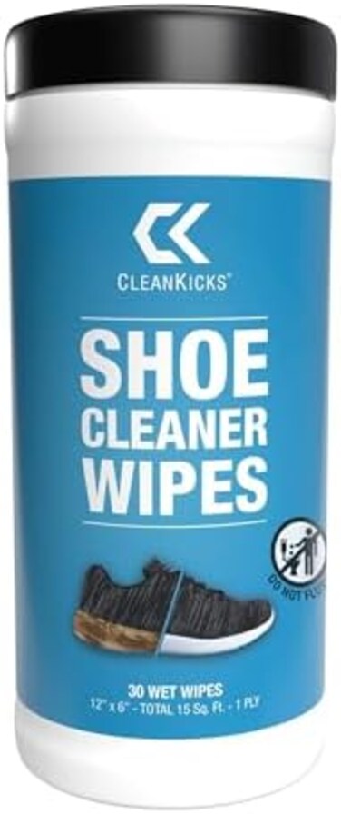 CleanKicks Shoe Cleaner Wipes - Removes Scuffs and Dirt Buildup