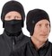 Tough Headwear Helmet Liner Beanie with Mask - Motorcycle &amp; Construction Fleece Skull Cap - Gear for Hard Hat, Ski,Snowboard