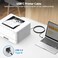 كيبل ماترز كيبل USB 2.0 نوع C (USB-C) الى النوع B (USB-B) للطابعة والماسح الضوئي باللون الاسود بطول 3.3 قدم