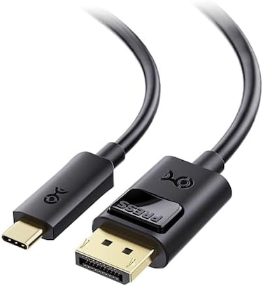 Cable Matters USB C to DisplayPort Cable (USB-C to DisplayPort Cable, USB C to DP Cable) Supporting 4K 60Hz in Black 9.8 Feet - Thunderbolt 3 Port Compatible for MacBook Pro, Dell XPS 13, 15 and More