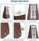 Ueteto Mechanical Metronome Wood Grained Loud Sound/High Precision/No batteries Needed/for Piano/Guitar/Violin/Drum and Other Instruments (Tower design)