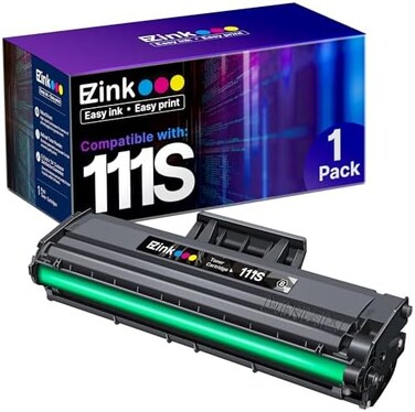 E-Z Ink (TM Compatible Toner Cartridge Replacement for Samsung 111S 111L MLT-D111S MLT-D111L to use with Xpress SL-M2020W SL-M2024W Xpress SL-M2070W Xpress SL-M2070FW Printer (Black, 1 Pack)