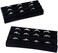 Super Z Outlet Black Velvet Ring Trays Accessory Foam Pads for Jewelry Showcase, Storage Displays, Home Organization &amp; Decoration (2 Pack)