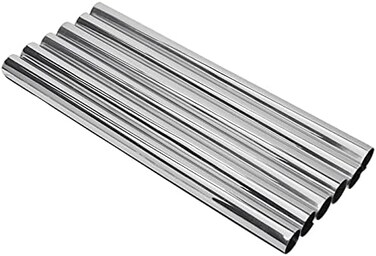 Plumb Pak Radsnap Radiator Chrome Effect Pipe Sleeves 15mm x 202mm - of 6