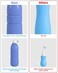 Hibbent Portable Bidet Sprayer and Travel Bidet with Hand Held Bidet Bottle for Personal Cleansing Use Extended Nozzle - Personal Hygiene Care Toilet Bidet Shower/Bathroom Bidet Spray -21.8oz(650ml)