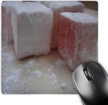 3dRose mp_46872_1 8 x 8 Turkish Delight - Confectionary, Food, Kitchen, lokum, Recipe, Restaurant, Turkish Mouse Pad