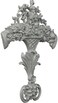Ekena Millwork ONL09X12X01LU 9-Inch W X 12 1/8-Inch H X 1 1/4-Inch P Lunel Center Onlay