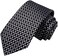 Hi-Tie Silk Paisley Necktie and Pocket Square Cufflinks Set