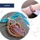 Beadalon German Style Wire, Half Round, 20 gauge/.032 In-3 m/9.8 ft, Copper Silver-Plated