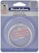 Beadalon German Style Wire, Half Round, 20 gauge/.032 In-3 m/9.8 ft, Copper Silver-Plated