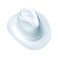 Occunomix VCB200-00 Vulcan Cowboy Style Hard Hat with Ratchet Suspension, White