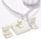 Oirlv Velvet Big Necklace Gift Box Pearl Necklace White Jewelry Box