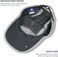 GADIEMKENSD Folding Outdoor Hat Unstructured Reflective Design UPF 50+ Sun Protection Sport Hats for Men &amp; Women