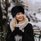Dikoaina Faux Fur Cossack Russian Style Hat for Ladies Winter Hats for Women