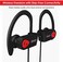 Senso Bluetooth Headphones, Best Wireless Sports Earbuds w/Mic IPX7 Waterproof HD Stereo Sweatproof Earphones for Gym Running Workout Noise Cancelling Earphones Earbuds Noise Cancelling Headsets
