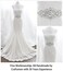 ShiDianYi Elegant Sash/Wedding Applique - Rhinestones Hot Fix or Sew On