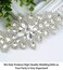 ShiDianYi Elegant Sash/Wedding Applique - Rhinestones Hot Fix or Sew On