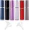 GOLF 6pcs 6ml Portable Mini Refillable Perfume Scent Aftershave Atomizer Empty Spray Bottle with 2 Funnel Filler for Travel Purse