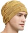 Vgogfly 2 Packs Slouchy Beanie for Men Winter Hats for Guys Cool Beanies Mens Lined Knit Warm Thick Skully Stocking Binie Hat&hellip;, Black / Yellow, One size