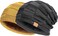 Vgogfly 2 Packs Slouchy Beanie for Men Winter Hats for Guys Cool Beanies Mens Lined Knit Warm Thick Skully Stocking Binie Hat&hellip;, Black / Yellow, One size