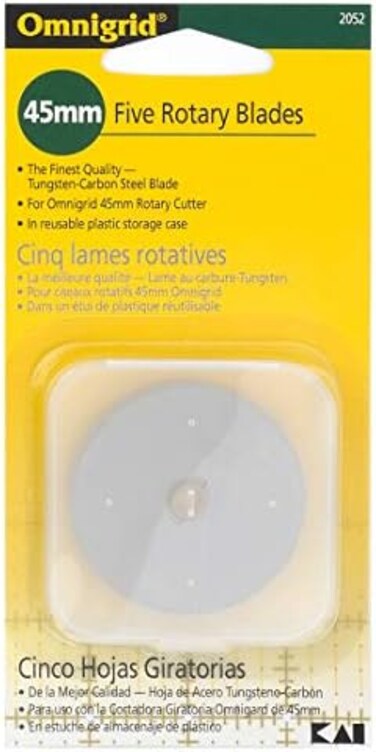 Omnigrid 45mm Rotary Blade Refill- 5 per Package